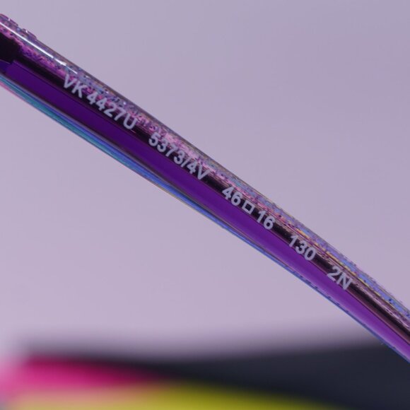 Versace Kids VK4427U 53734V Cat Eye Sunglasses - Lilac Glitter/Grey Mirror - Picture 5 of 9